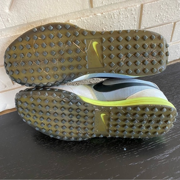 Nike Lunar Mont Royal Spikeless Golf Shoes Men\'s Size 12 White Gray Neon Leather main image 4
